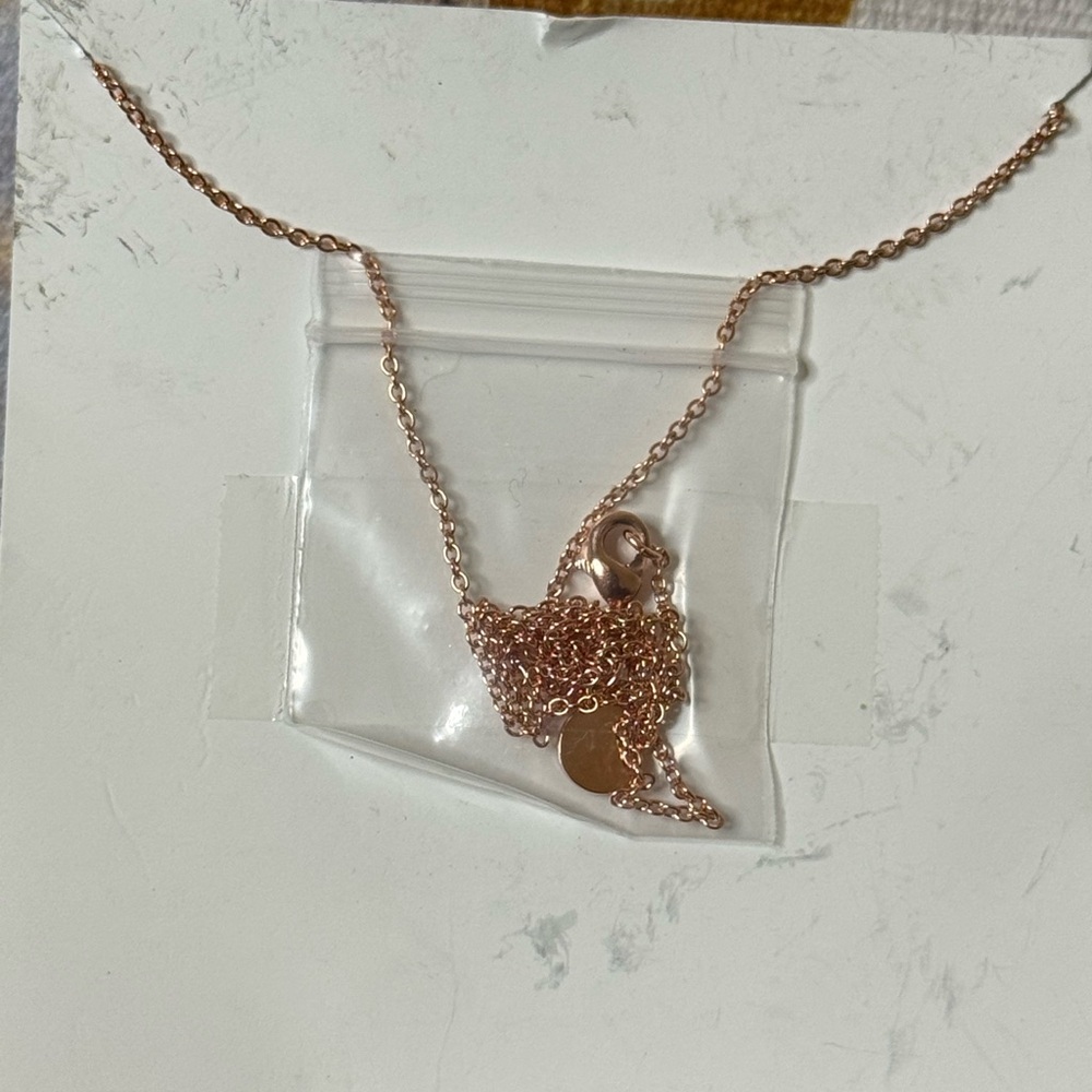 Bryan Anthonys Rose Gold Triangle Necklace - Picture 4 of 4